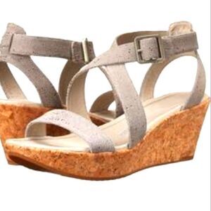 Tsubo "Olivette" Gray Wedges 9